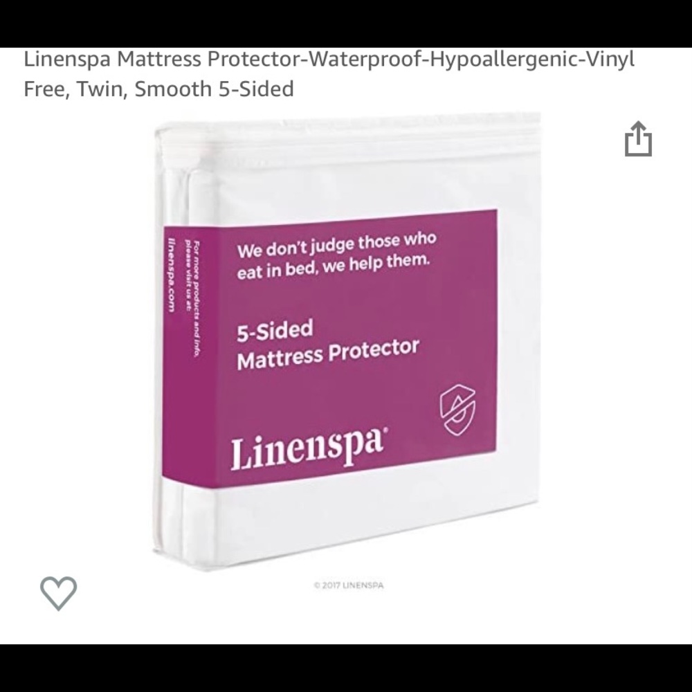 5 SIDED MATTRESS PROTECTOR Twin NEW